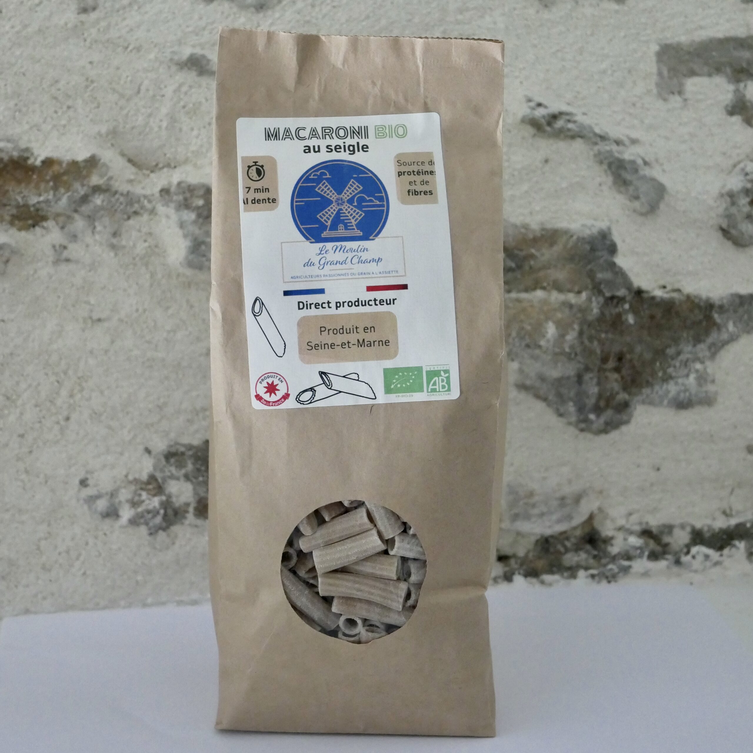 Macaroni BIO au seigle